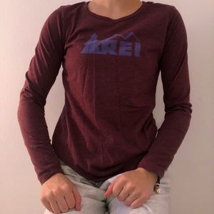 REI purple long sleeve